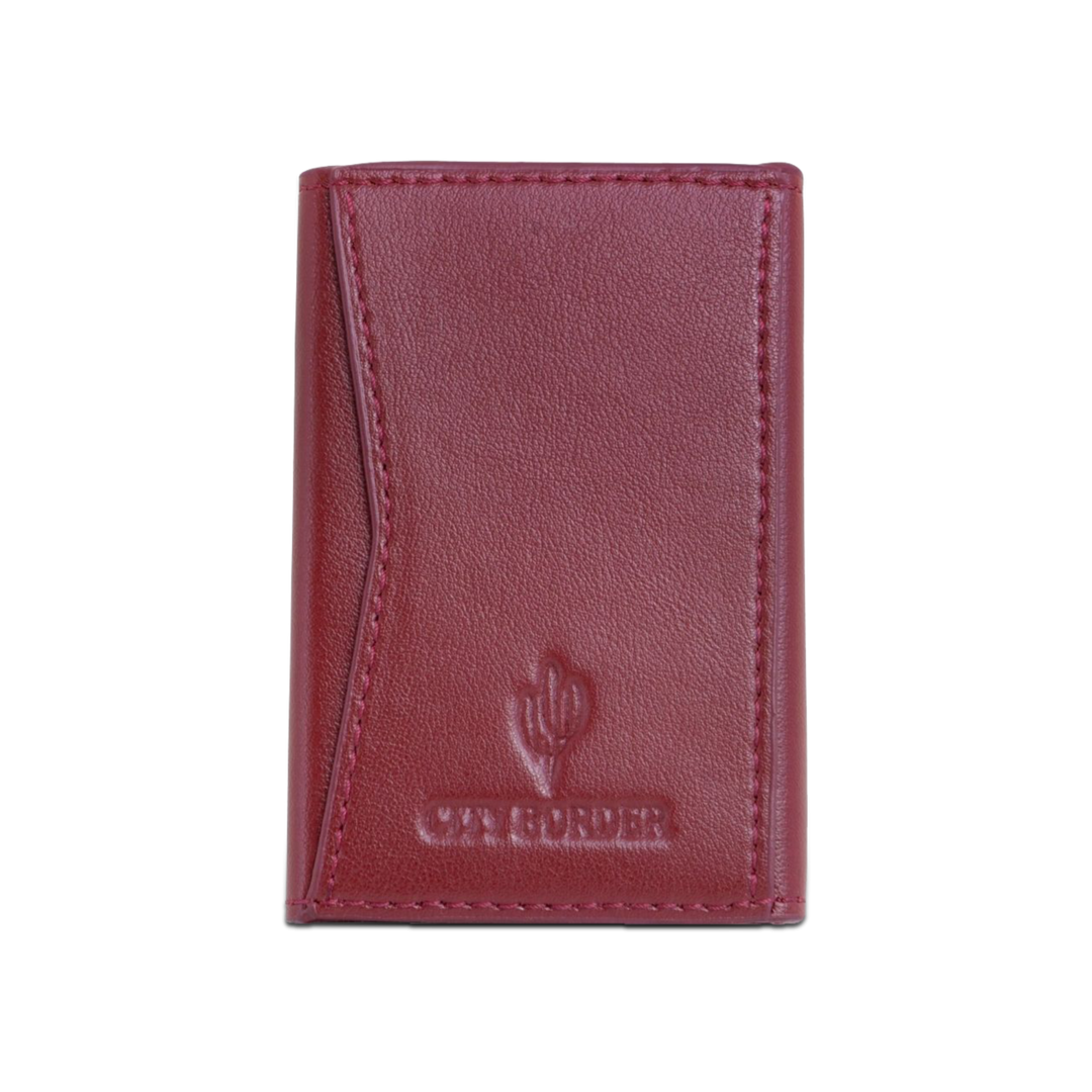 City Border Gantrisch Cardholder in rot, elegant und funktionell.