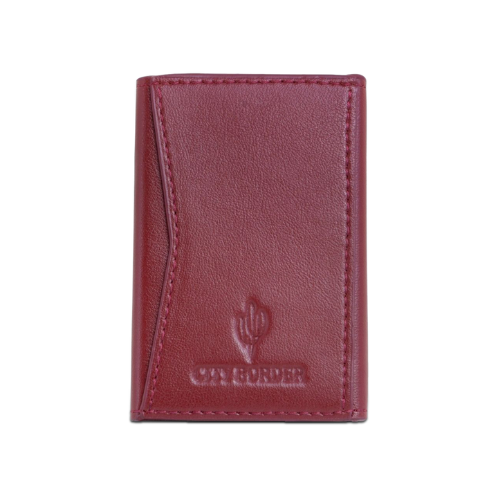 City Border Gantrisch Cardholder in rot, elegant und funktionell.