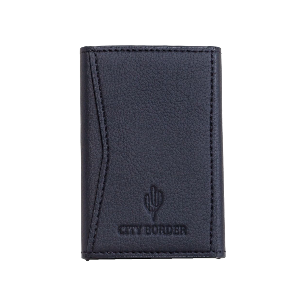 City Border Gantrisch Cardholder in modernem Design, kompakte Größe in Dunkelblau.