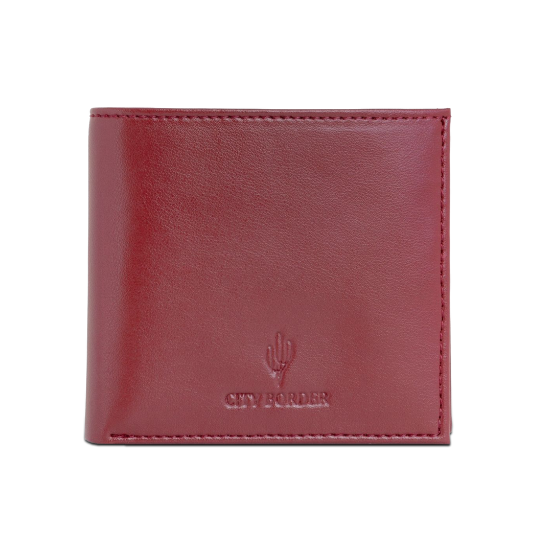 Rotes Portemonnaie Canyon Kaktusleder von City Border, schick und elegant.