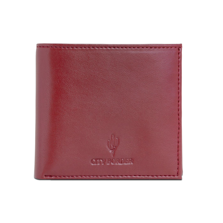 Rotes Portemonnaie Canyon Kaktusleder von City Border, schick und elegant.