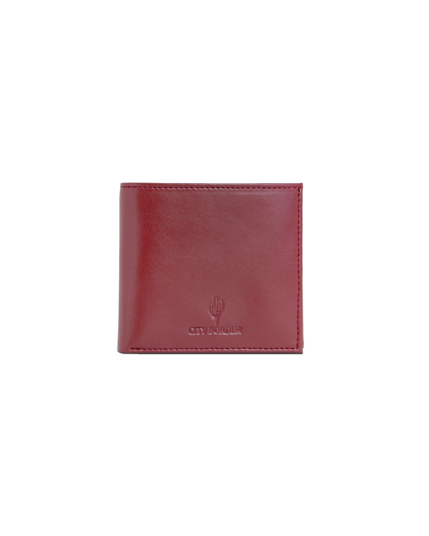 Rotes Portemonnaie Canyon Kaktusleder von City Border, schick und elegant.