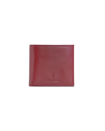 Rotes Portemonnaie Canyon Kaktusleder von City Border, schick und elegant.