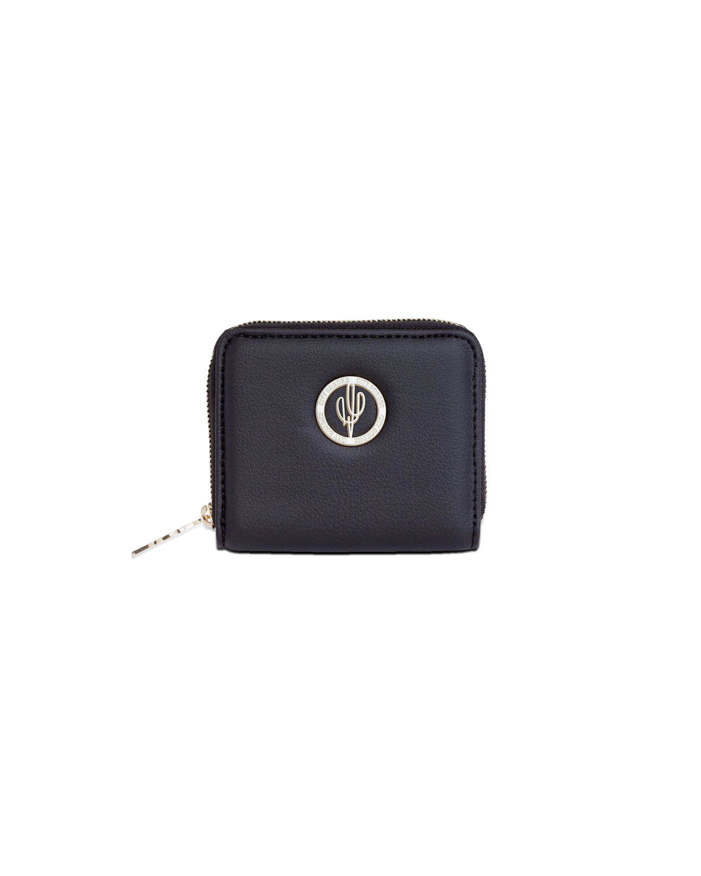 Stylisches PortemonnaieMinami  aus Kaktusleder von City Border - Das elegante schwarze Portemonnaie aus Kaktusleder von Desserto ist ideal für jedes Outfit.